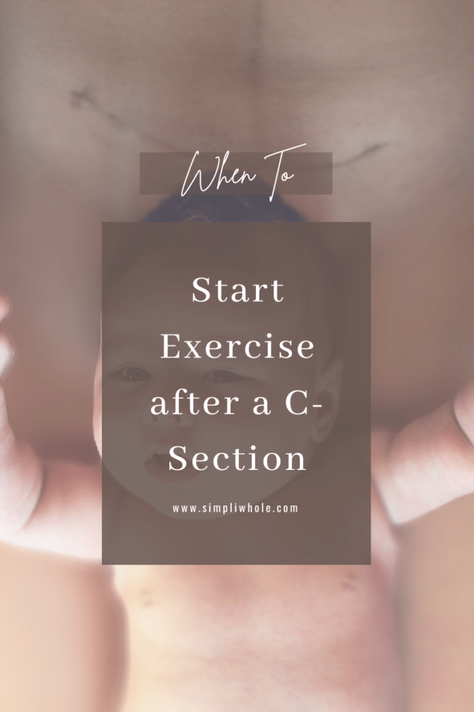 exercise after c section